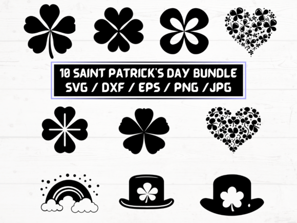 10 Saint Patrick’s Day SVG Bundle