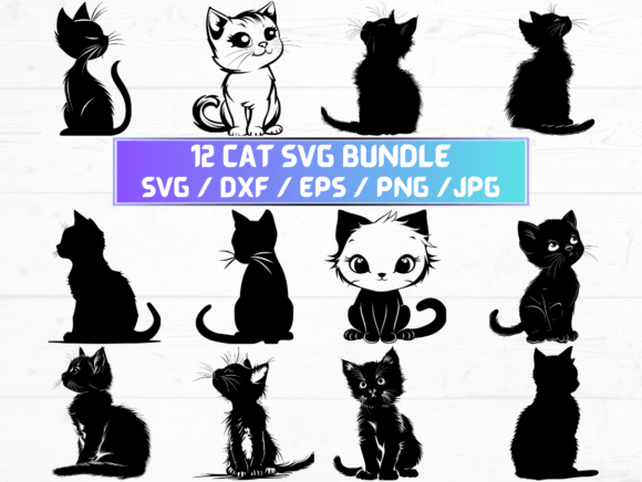 Cat Stencil: A Versatile Digital Tool for Creative Projects