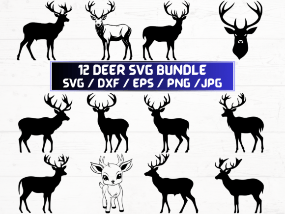 Deer SVG File for Creative Projects