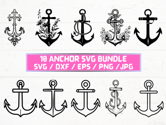 Everything You Need to Know About Anchor SVG, DXF, EPS, JPG, and PNG Files