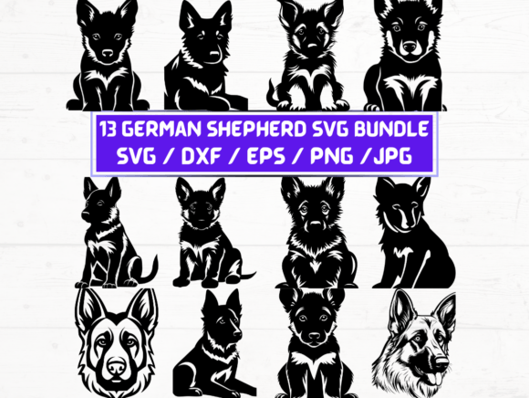 German Shepherd SVG, DXF, EPS, JPG, PNG: A Comprehensive Overview