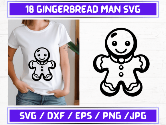 Gingerbread Man SVG: A Versatile Design Asset
