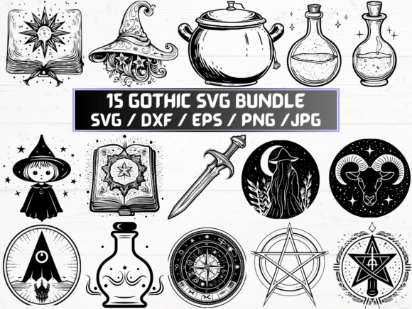Gothic Engraving Svg