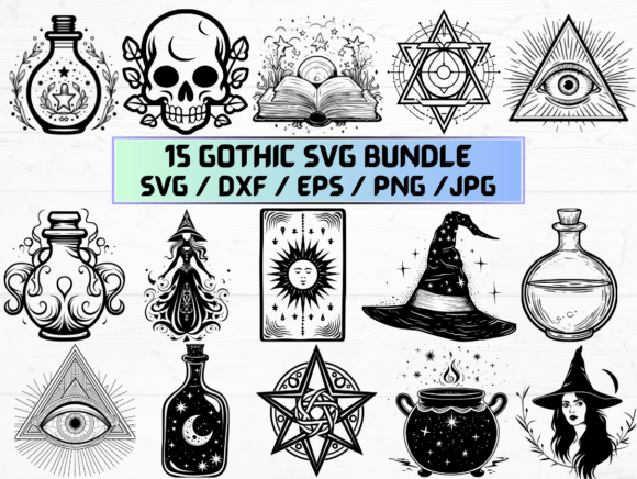 Gothic Svg for Cricut: Elevating Design with Versatile Creative Assets