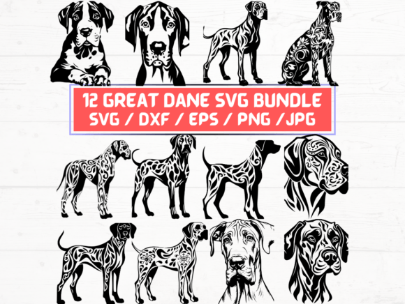 Great Dane Svg File: A Versatile Digital Resource for Designers and Creators
