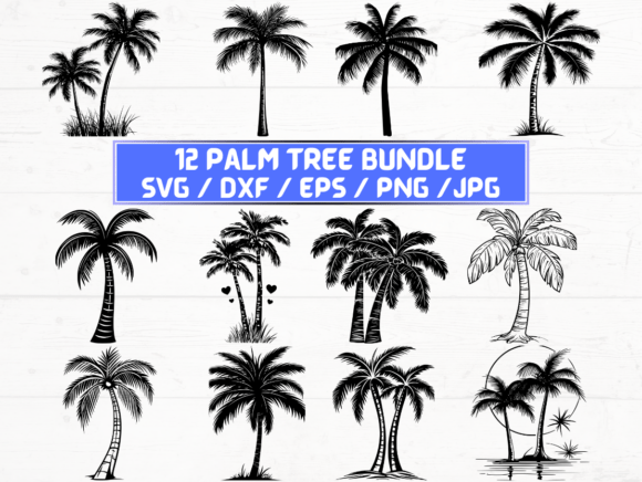 Palm Tree Silhouette Svg: A Versatile Digital Asset for Designers and Creators