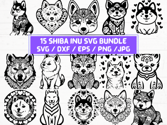 Shiba Inu Svg Bundle: A Versatile Resource for Designers and Creators