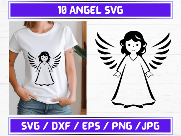 Strategic Use of 10 CHRISTMAS Angel SVG for Creative and Operational Success