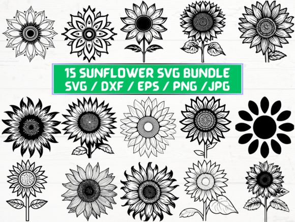 Sunflower Silhouette SVG: A Versatile Digital Asset for Creative Projects