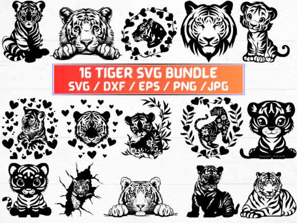 Tiger Engraving Svg: A Versatile Digital Asset for Designers and Artists