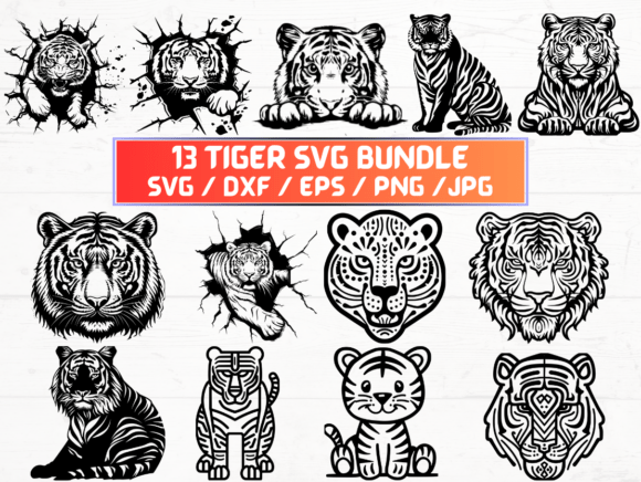 Tiger Silhouette Svg: A Creative Tool for Designers and Artists