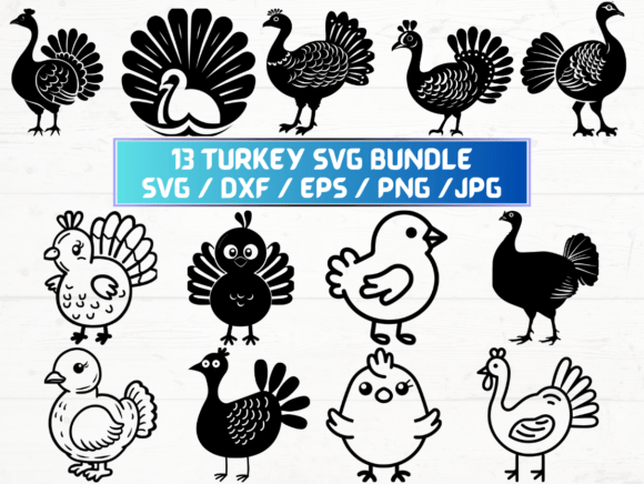 Turkey Silhouette SVG: A Versatile Digital Asset