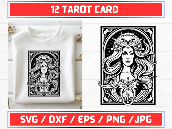 Understanding Tarot Card SVG. DXF. EPS. JPG. PNG: A Versatile Digital Asset