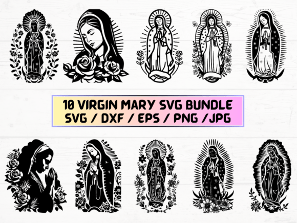 Understanding the Virgin Mary Silhouette and Digital File Formats for Creative Projects