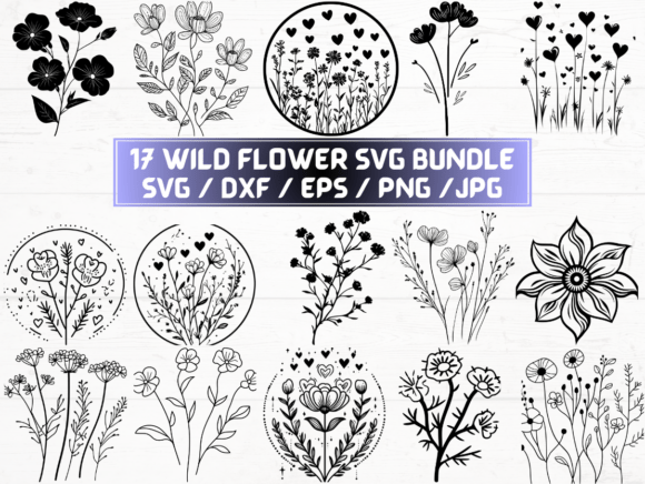 Wild Flower SVG Bundle: A Creative Resource for Designers