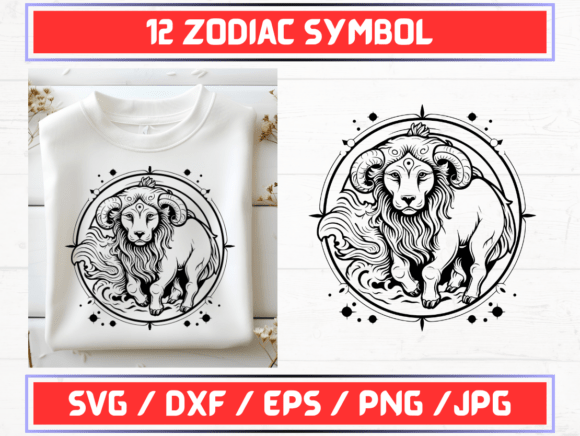 Zodiac Symbol SVG. DXF. EPS. JPG. PNG: A Versatile Resource for Design and Creativity